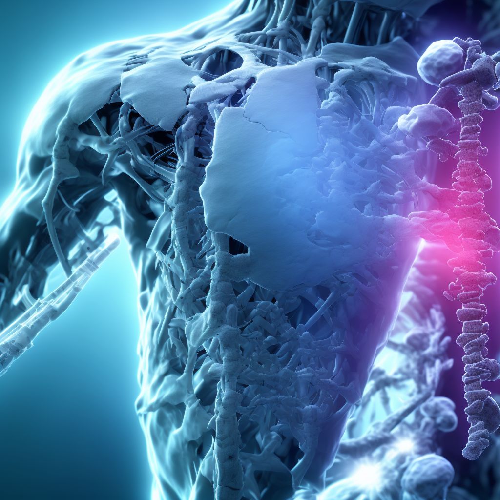 Displaced fracture of right tibial spine, initial encounter for open fracture type IIIA, IIIB, or IIIC digital illustration