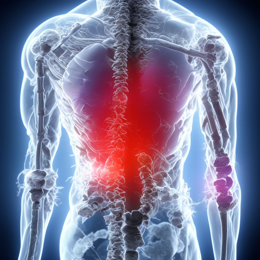 Displaced fracture of unspecified tibial spine, subsequent encounter for open fracture type I or II with routine healing digital illustration