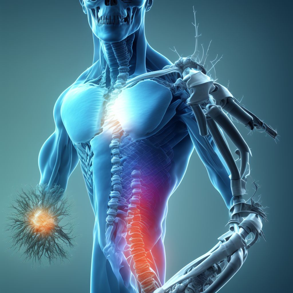 Nondisplaced fracture of right tibial spine, initial encounter for open fracture type IIIA, IIIB, or IIIC digital illustration