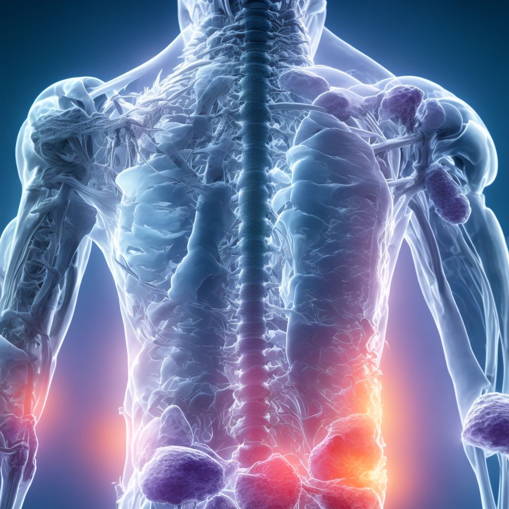 Nondisplaced fracture of right tibial spine, subsequent encounter for closed fracture with routine healing digital illustration