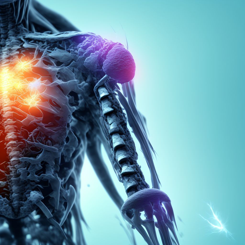 Nondisplaced fracture of unspecified tibial spine, subsequent encounter for open fracture type IIIA, IIIB, or IIIC with routine healing digital illustration