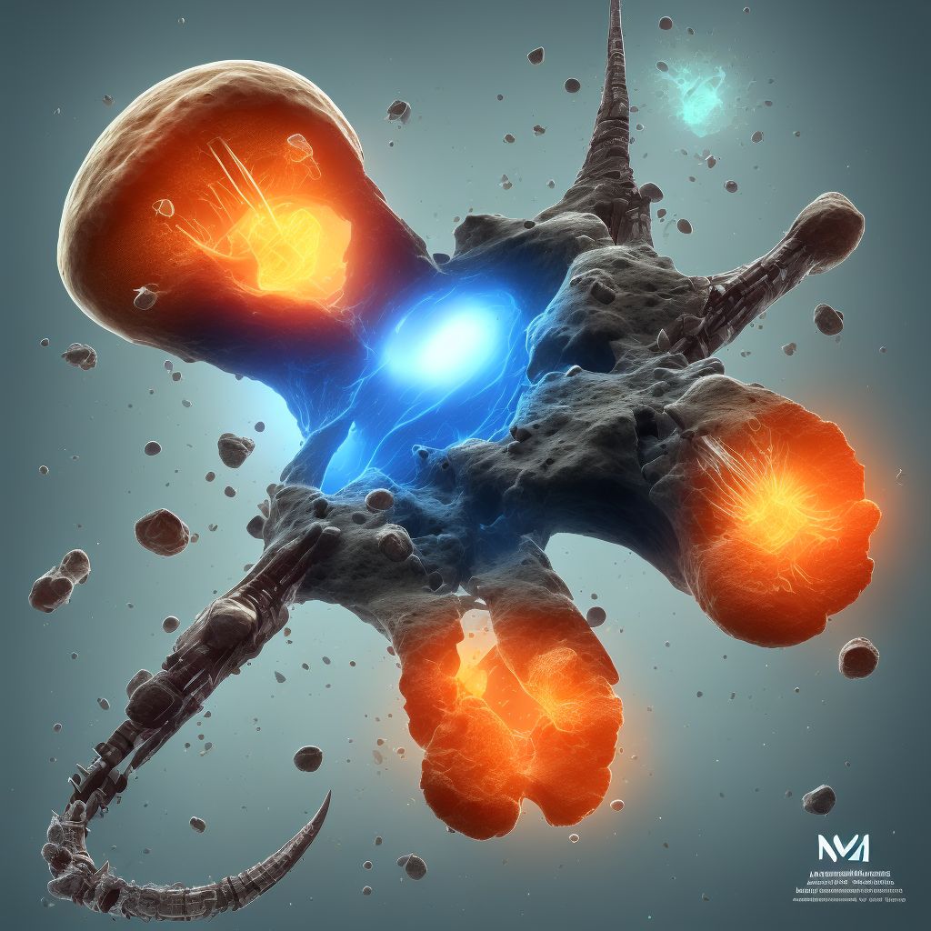 Nondisplaced fracture of medial malleolus of unspecified tibia, subsequent encounter for closed fracture with routine healing digital illustration