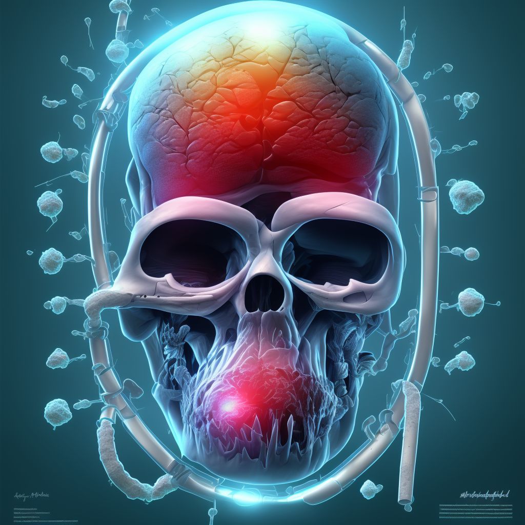 Bucket-handle tear of medial meniscus, current injury, left knee, initial encounter digital illustration