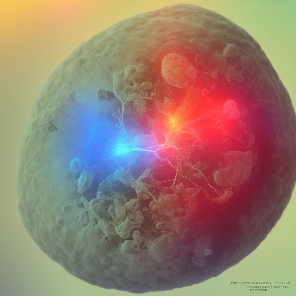 Peripheral tear of lateral meniscus, current injury, left knee, sequela digital illustration