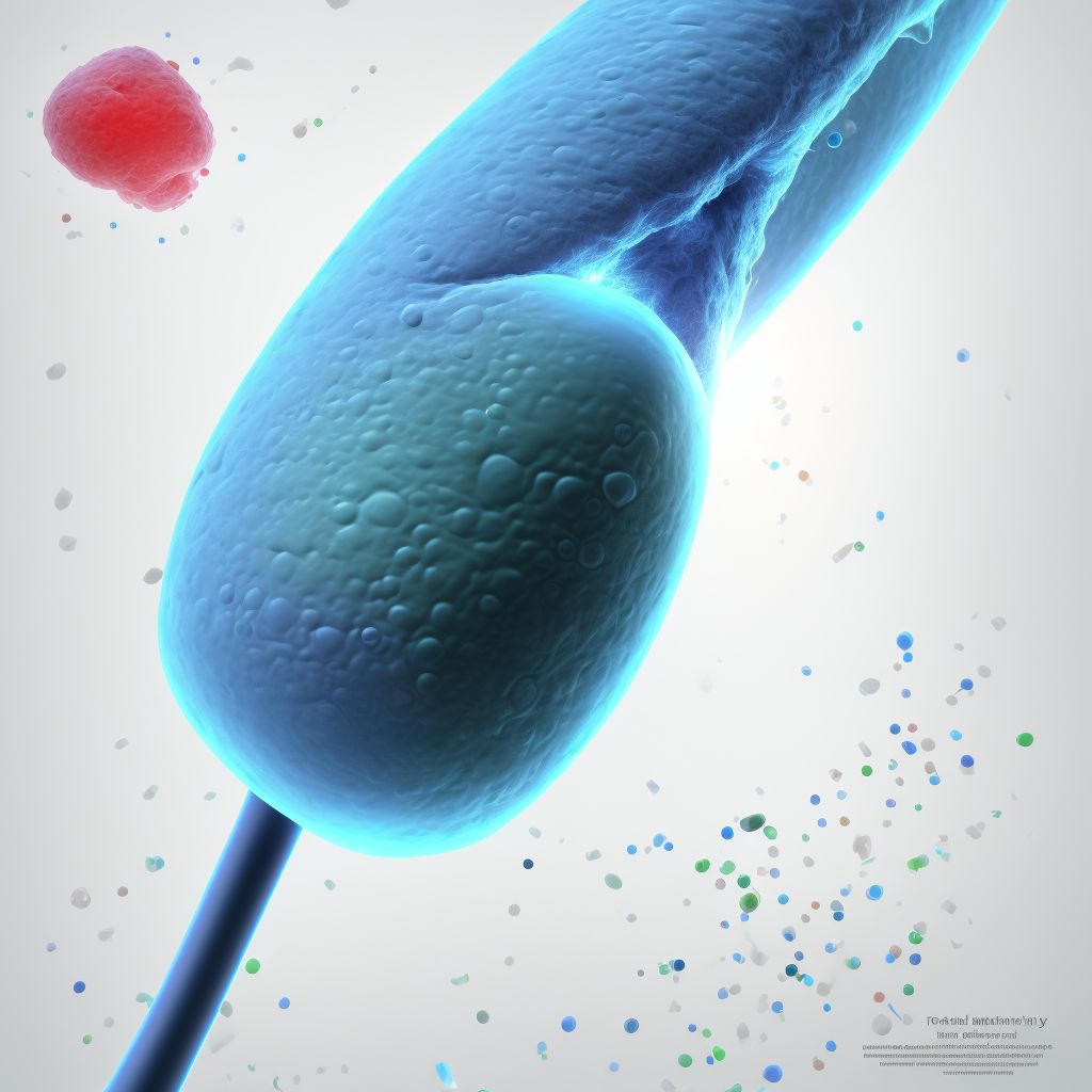 Other tear of lateral meniscus, current injury, unspecified knee, sequela digital illustration