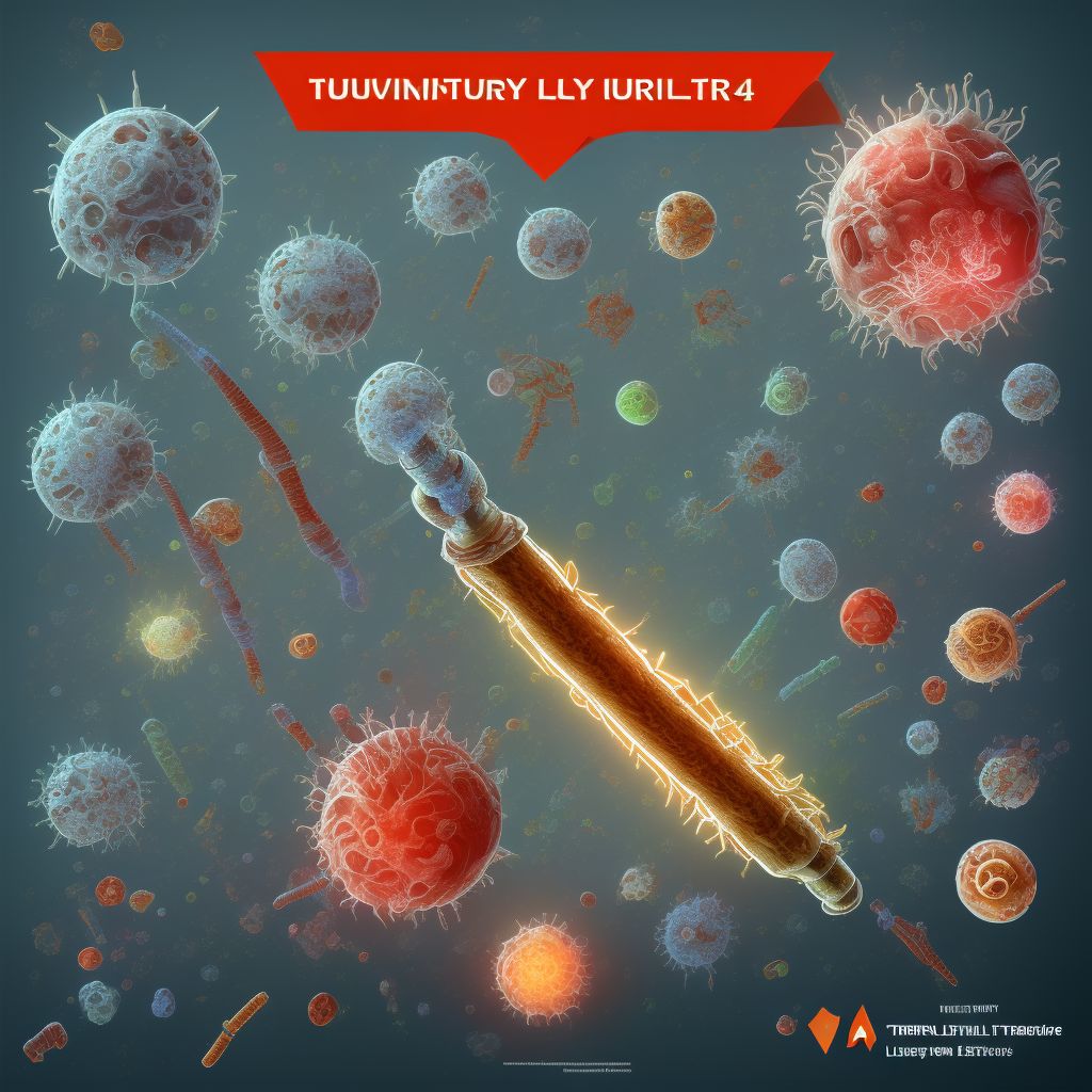 Injury of other nerves at lower leg level, right leg, sequela digital illustration