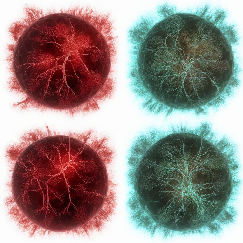 Other specified injury of other blood vessels at lower leg level, left leg, initial encounter digital illustration