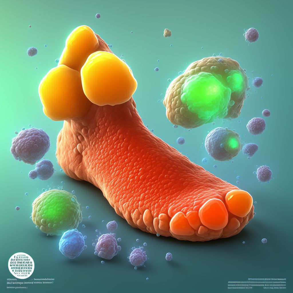 Blister (nonthermal), unspecified great toe, sequela digital illustration
