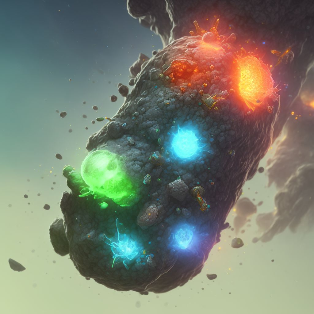 Blister (nonthermal), right foot, initial encounter digital illustration