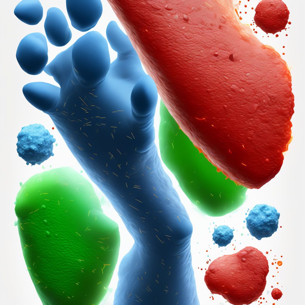 Laceration with foreign body of right great toe without damage to nail, initial encounter digital illustration