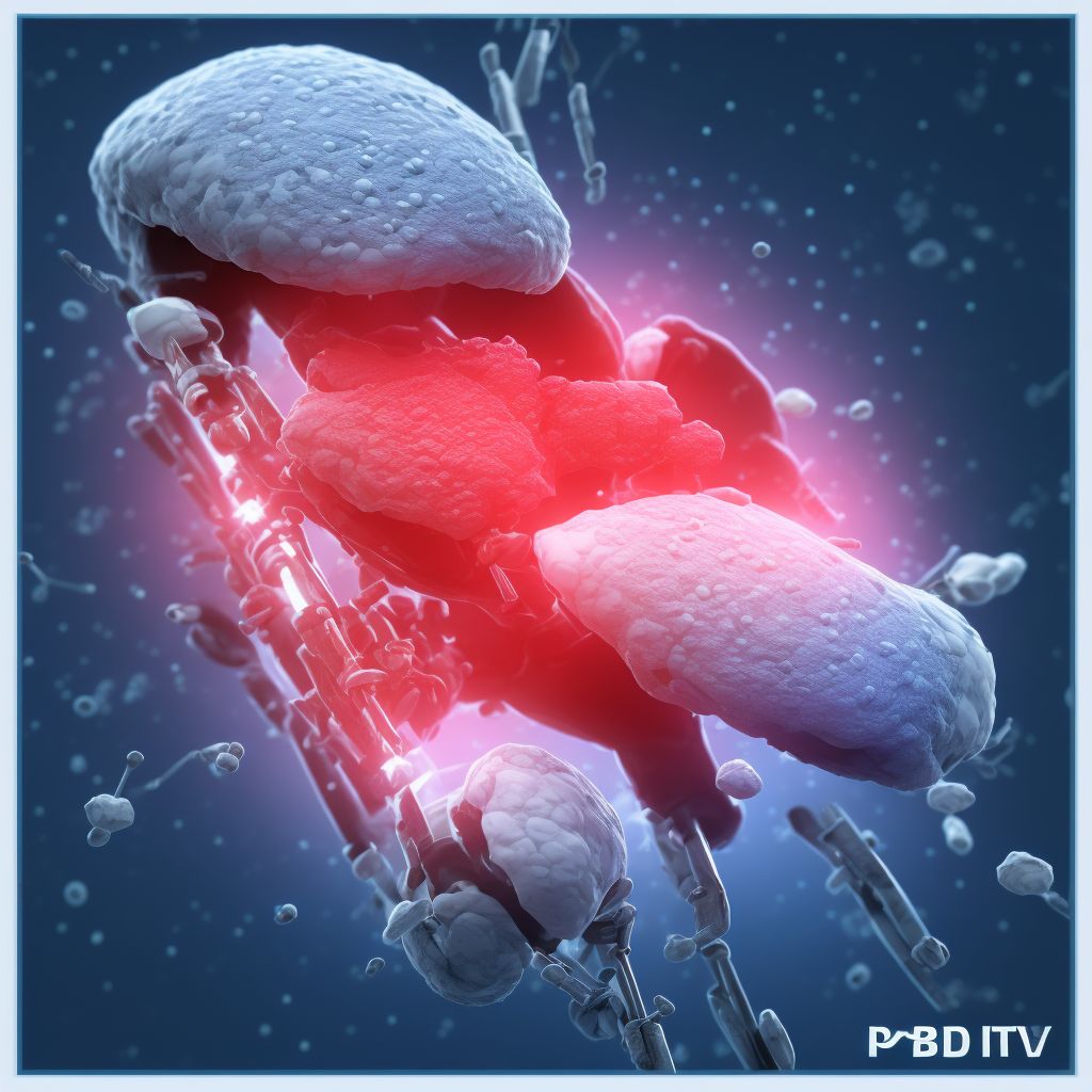 Puncture wound with foreign body of unspecified lesser toe(s) without damage to nail, sequela digital illustration