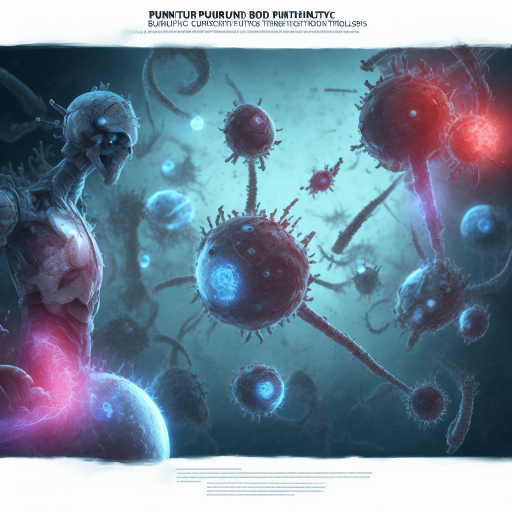 Puncture wound with foreign body, left foot, initial encounter digital illustration