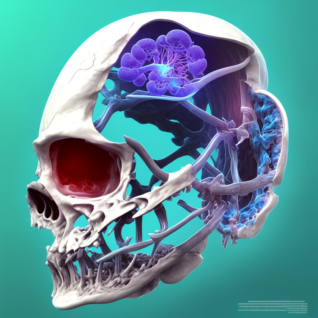 Nondisplaced avulsion fracture of tuberosity of left calcaneus, sequela digital illustration