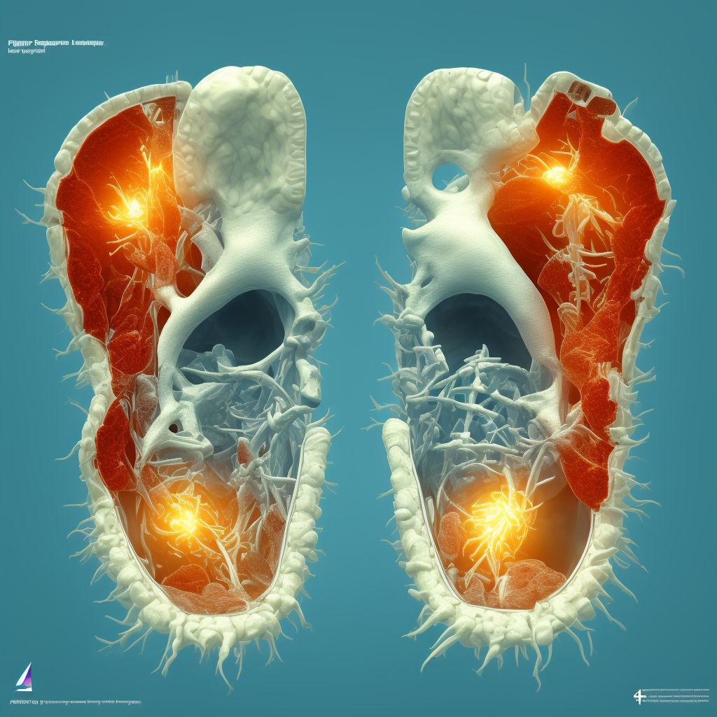 Nondisplaced other fracture of tuberosity of left calcaneus, subsequent encounter for fracture with routine healing digital illustration