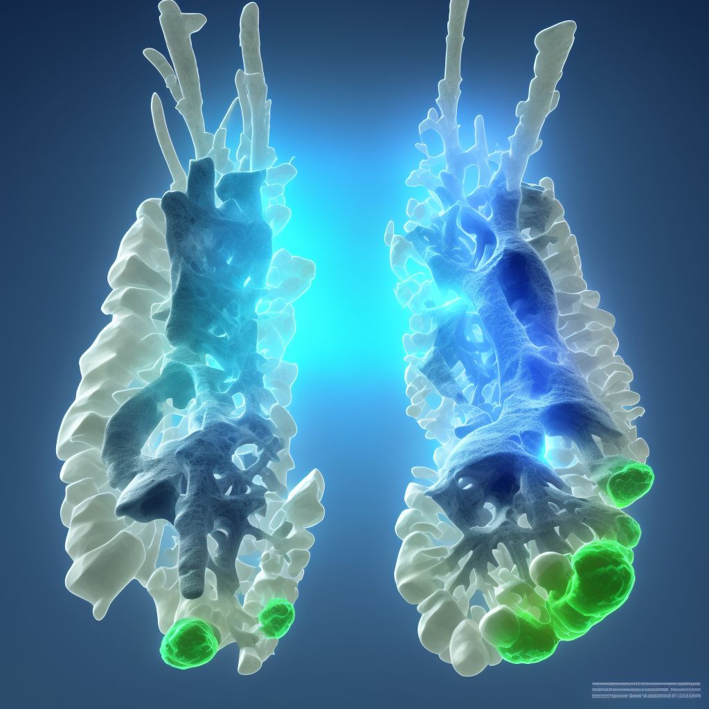 Fracture of unspecified tarsal bone(s) of right foot, subsequent encounter for fracture with malunion digital illustration