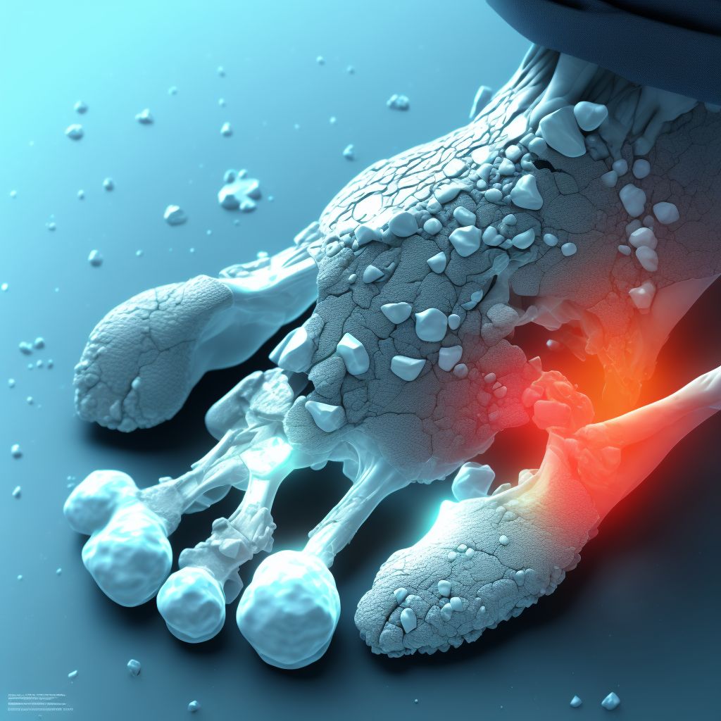 Nondisplaced fracture of navicular [scaphoid] of right foot, subsequent encounter for fracture with routine healing digital illustration