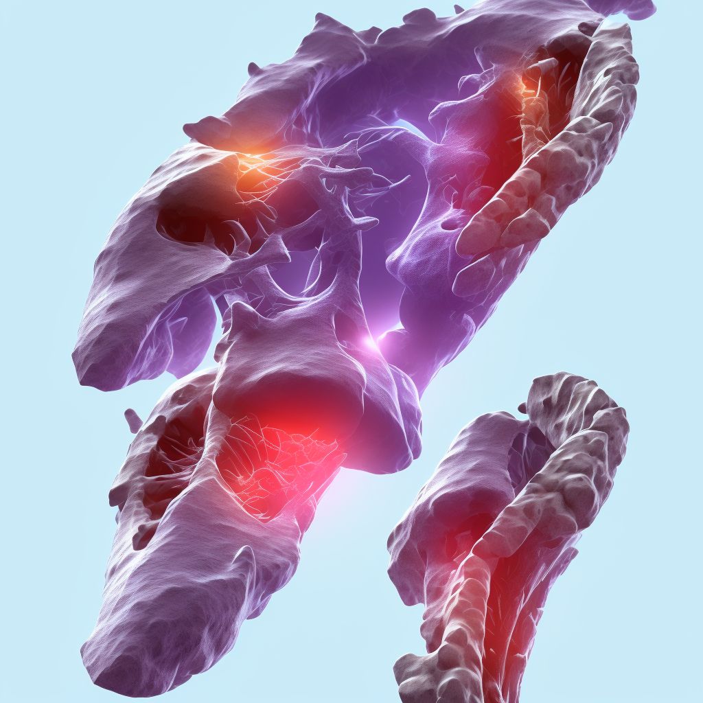 Nondisplaced fracture of fourth metatarsal bone, left foot, initial encounter for open fracture digital illustration