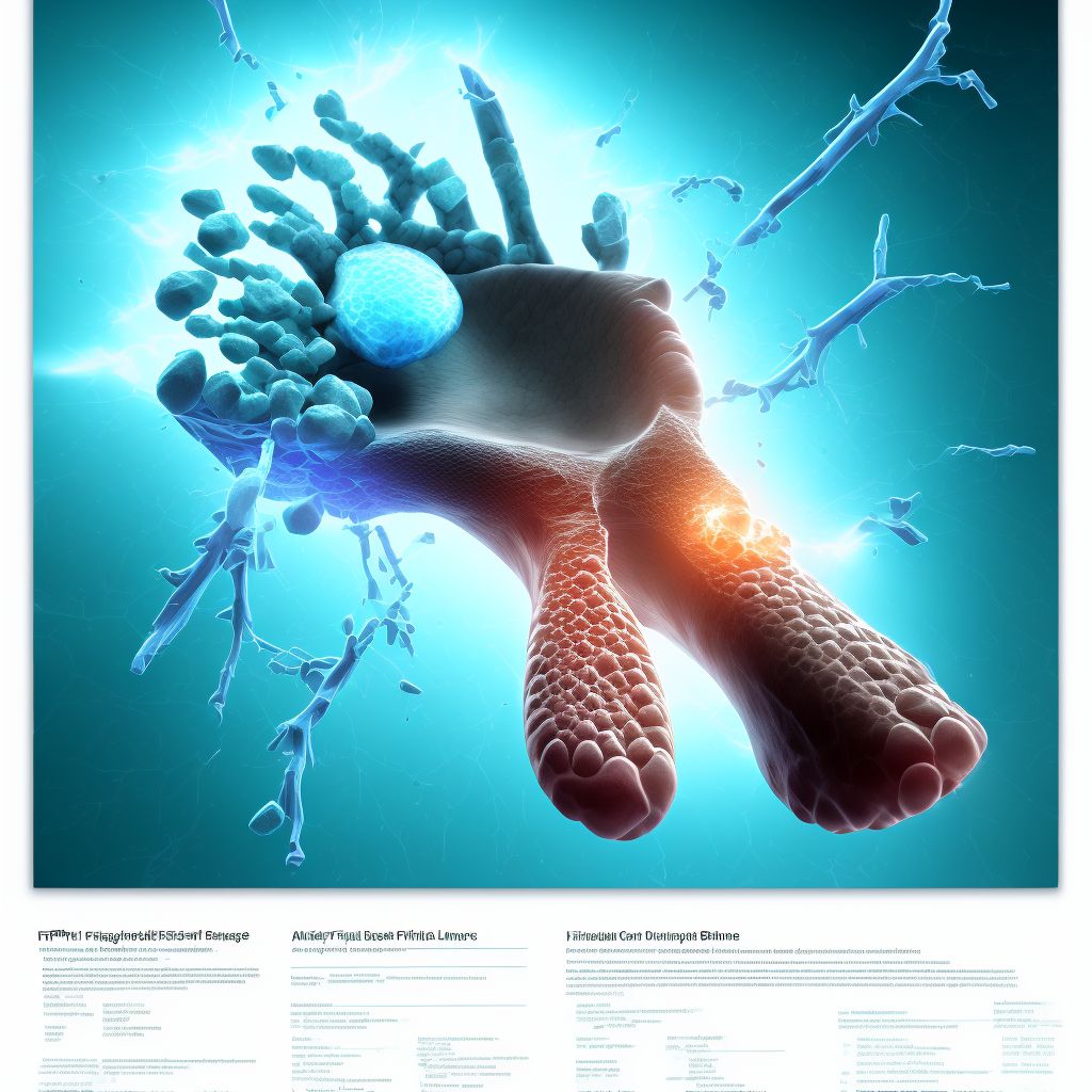 Displaced fracture of fifth metatarsal bone, unspecified foot, initial encounter for open fracture digital illustration