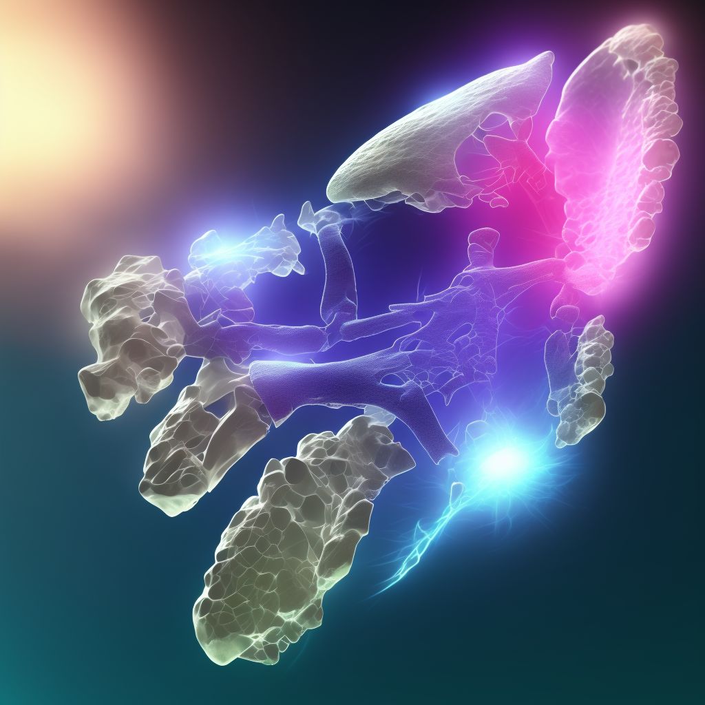 Nondisplaced fracture of fifth metatarsal bone, unspecified foot, sequela digital illustration