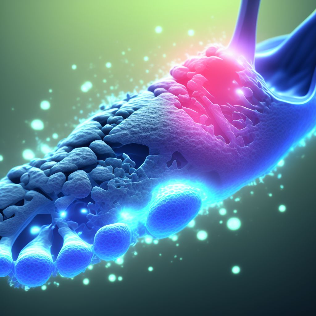 Subluxation of tarsal joint of left foot, subsequent encounter digital illustration