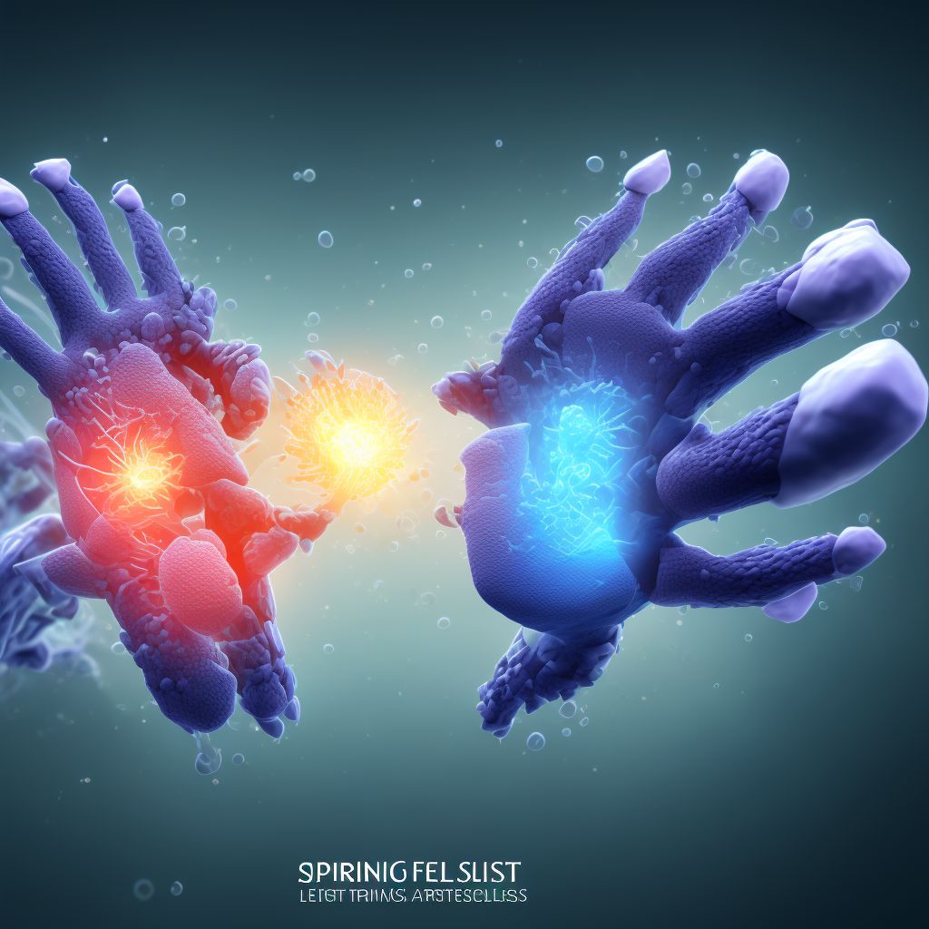 Sprain of metatarsophalangeal joint of unspecified lesser toe(s), sequela digital illustration