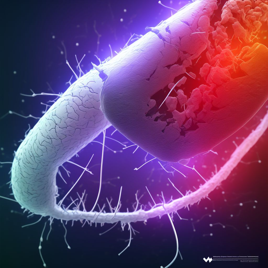 Laceration of plantar artery of left foot, subsequent encounter digital illustration