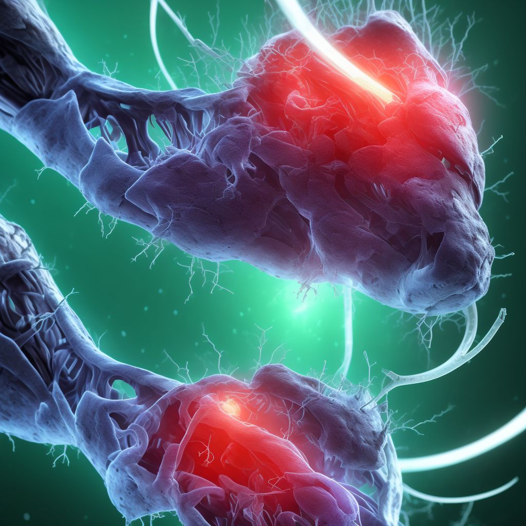 Unspecified injury of dorsal vein of right foot, initial encounter digital illustration