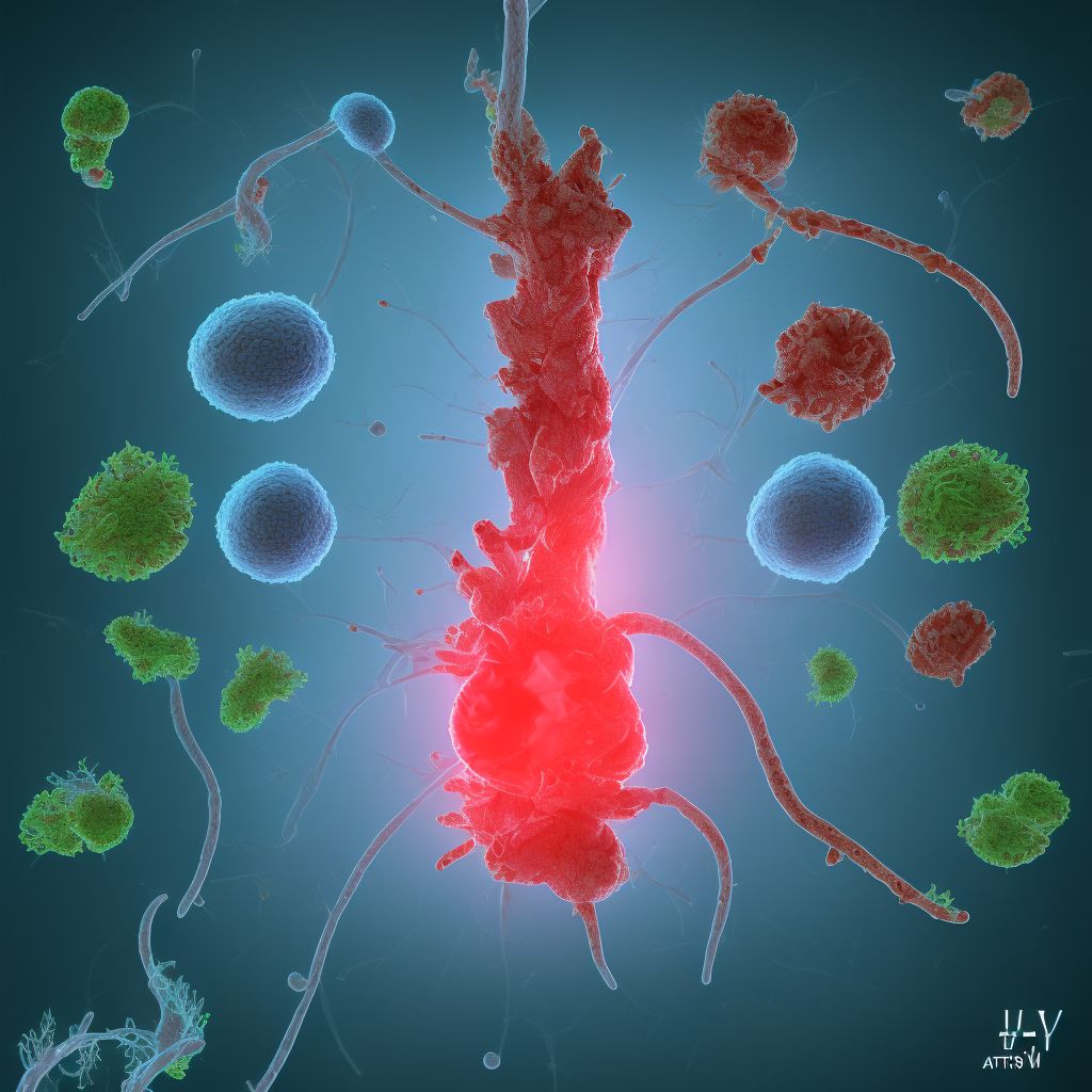 Unspecified injury of other blood vessels at ankle and foot level, right leg, initial encounter digital illustration