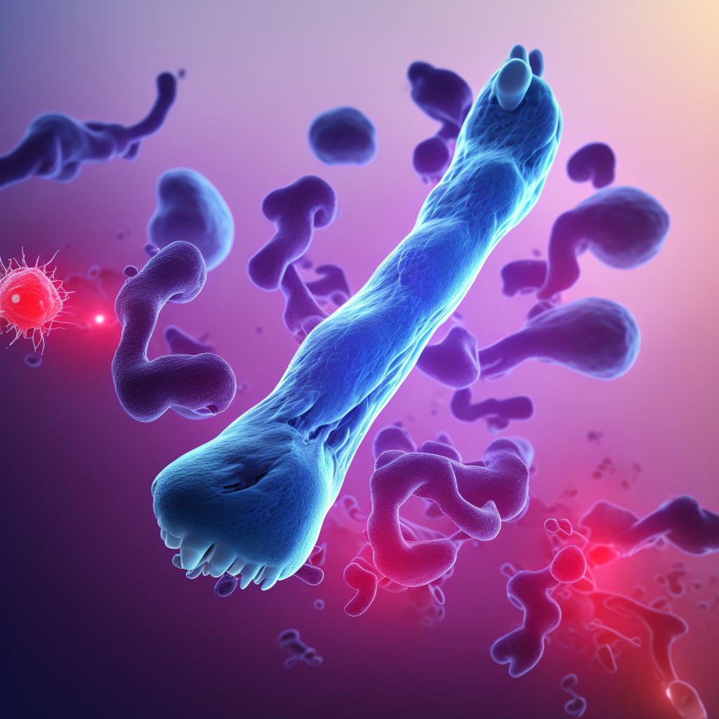 Unspecified injury of unspecified blood vessel at ankle and foot level, unspecified leg, subsequent encounter digital illustration