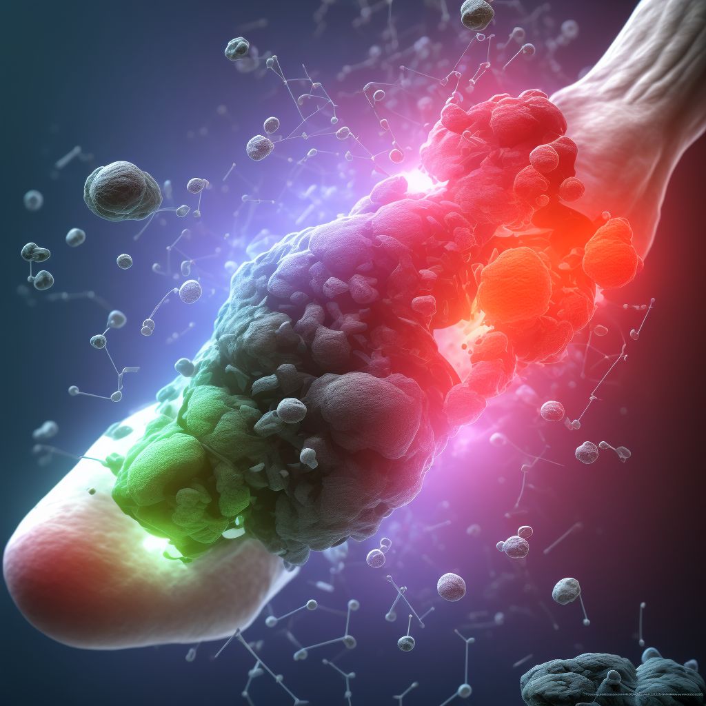 Other specified injury of other specified muscles and tendons at ankle and foot level, unspecified foot, subsequent encounter digital illustration