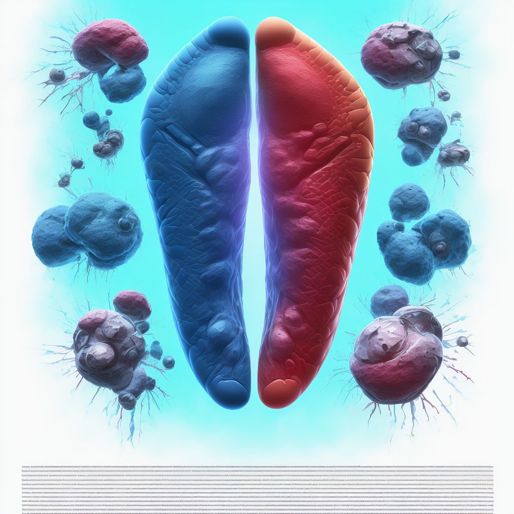 Partial traumatic amputation of right midfoot, subsequent encounter digital illustration