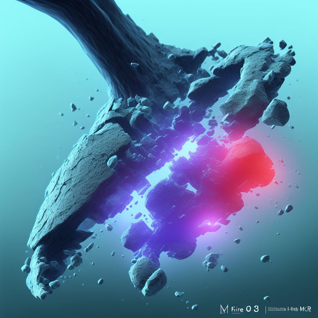 Salter-Harris Type I physeal fracture of unspecified calcaneus, initial encounter for open fracture digital illustration