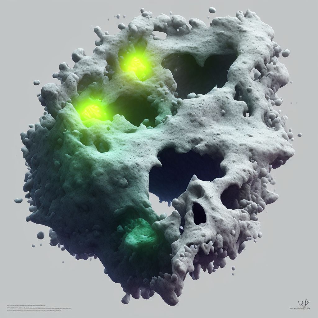 Salter-Harris Type I physeal fracture of left metatarsal, sequela digital illustration