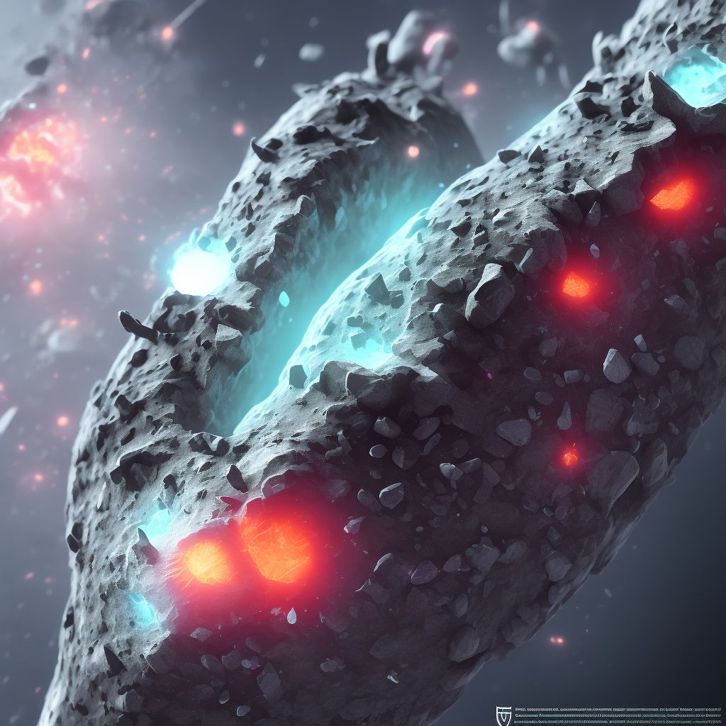 Salter-Harris Type IV physeal fracture of phalanx of unspecified toe, subsequent encounter for fracture with delayed healing digital illustration