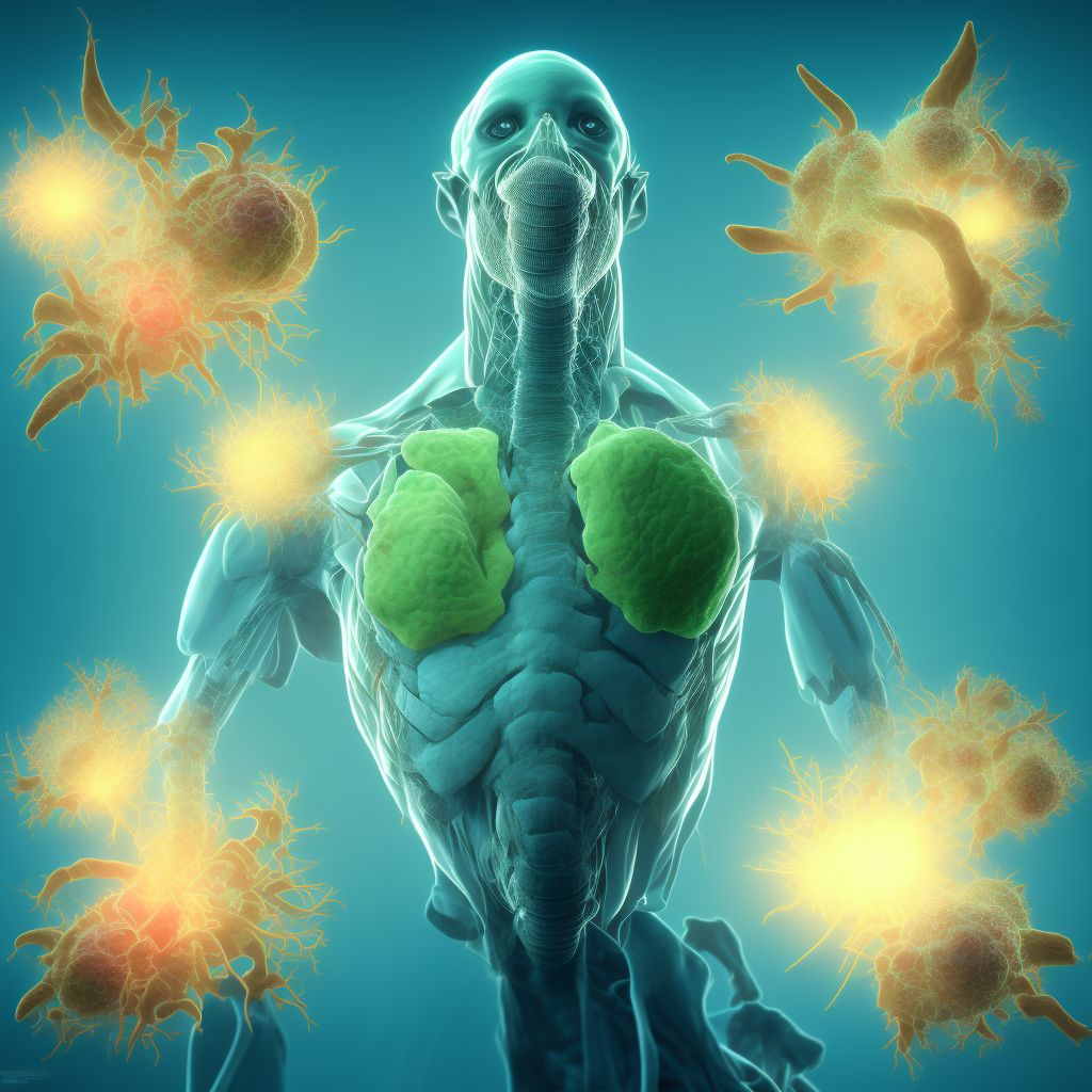 Unspecified foreign body in pharynx causing asphyxiation, initial encounter digital illustration