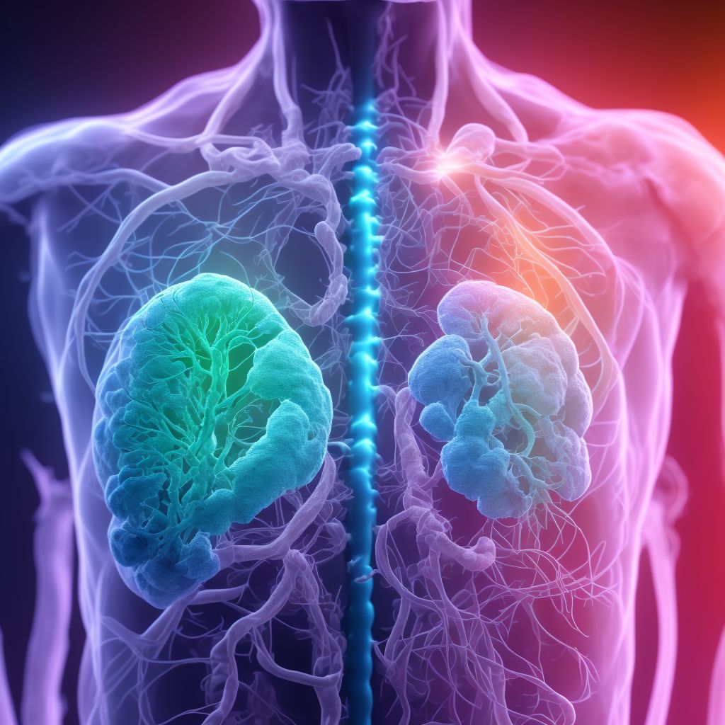 Unspecified foreign body in other parts of respiratory tract causing asphyxiation, initial encounter digital illustration