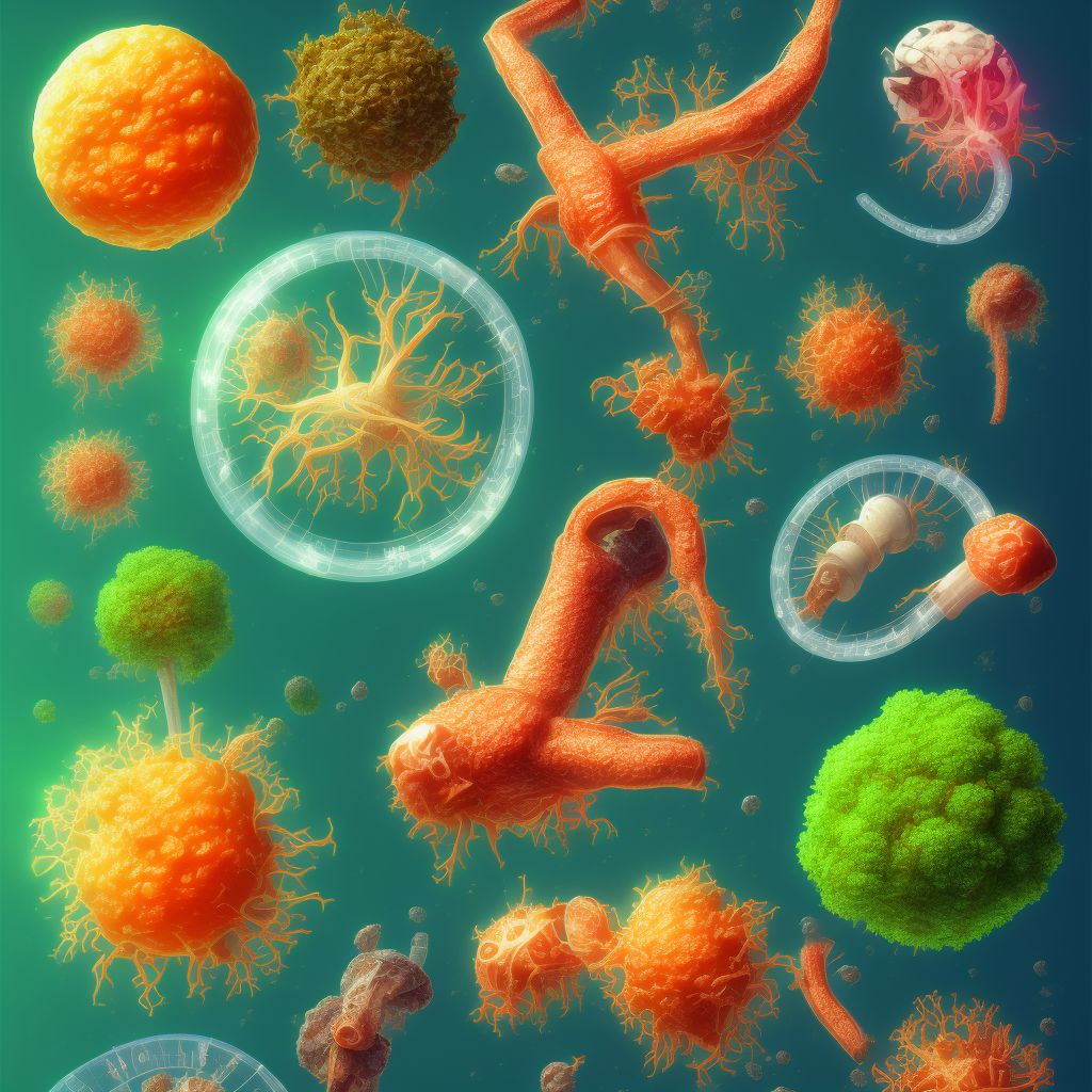 Food in other parts of respiratory tract causing other injury, initial encounter digital illustration