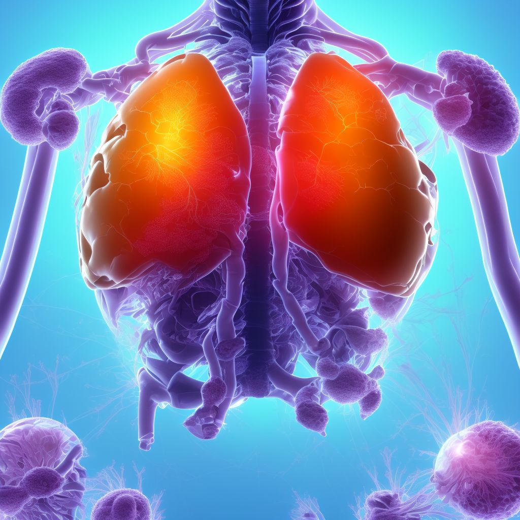 Other foreign object in other parts of respiratory tract causing other injury, subsequent encounter digital illustration