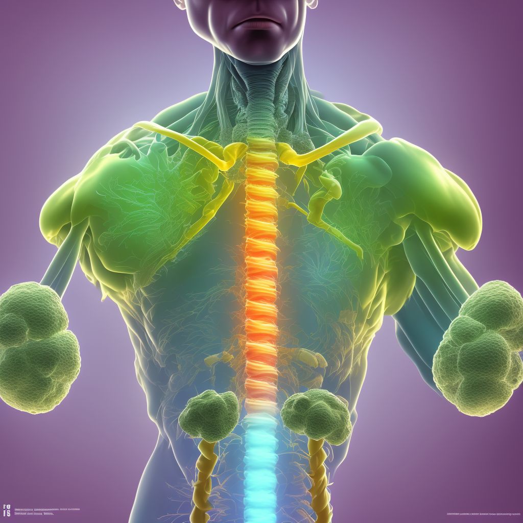 Other foreign object in esophagus causing other injury, sequela digital illustration