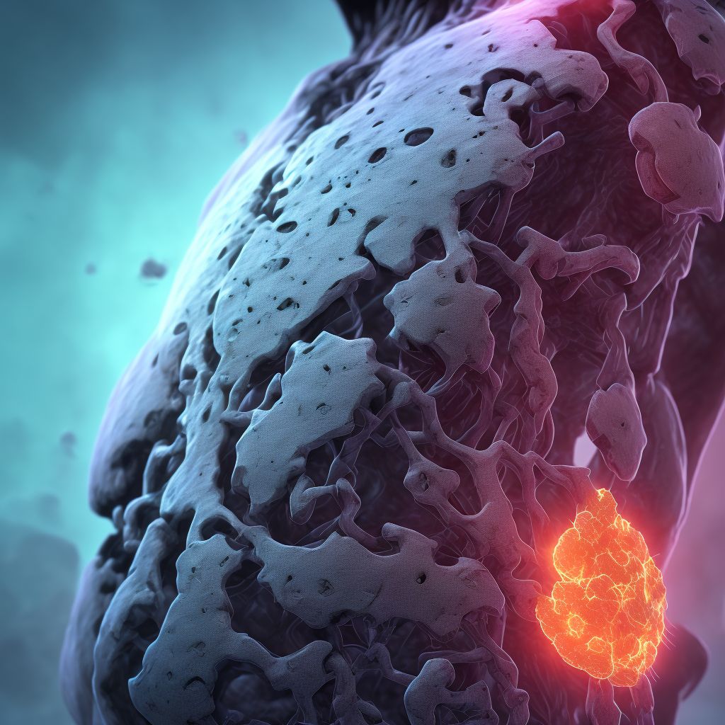 Corrosion of first degree of abdominal wall, subsequent encounter digital illustration