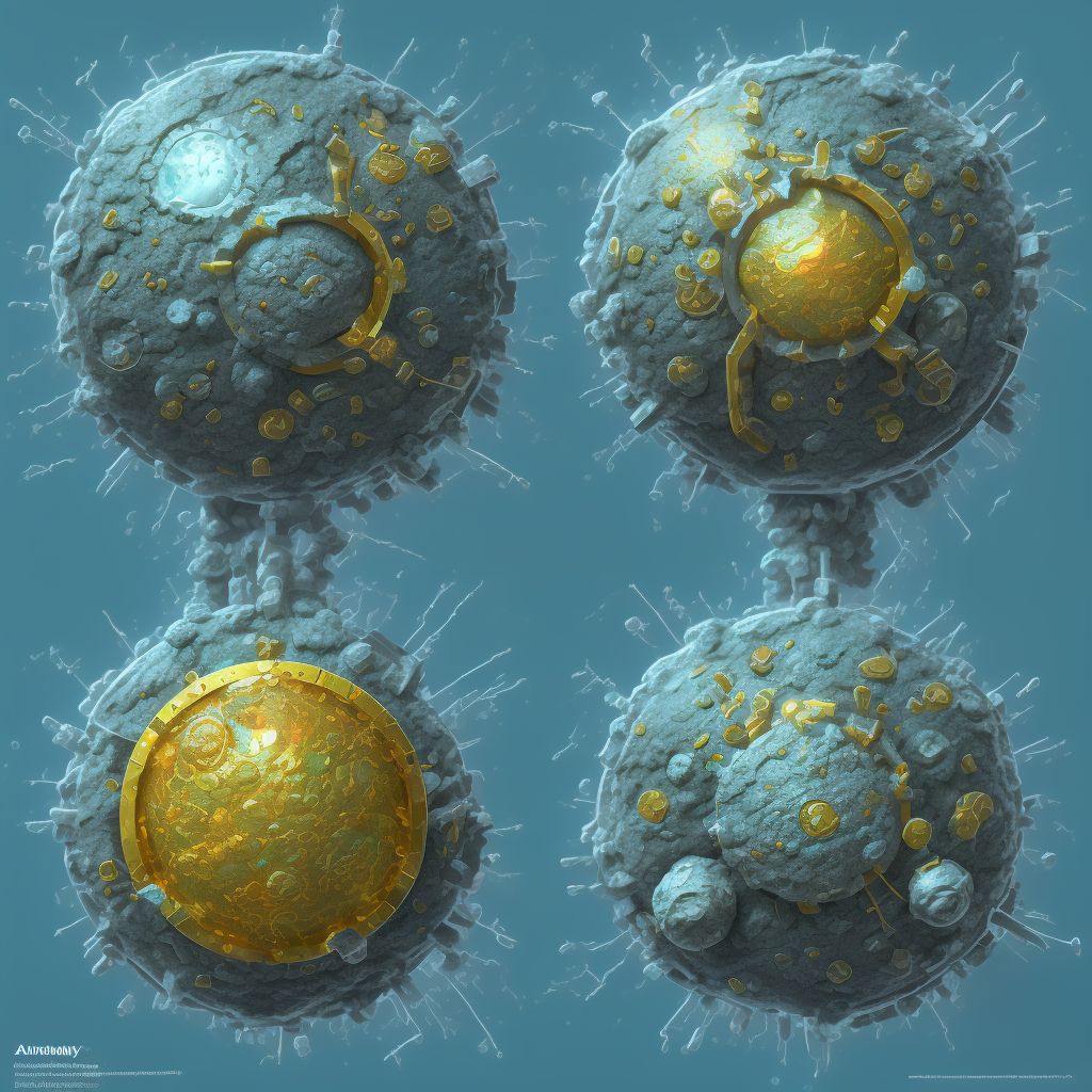 Corrosion of third degree of unspecified shoulder, sequela digital illustration