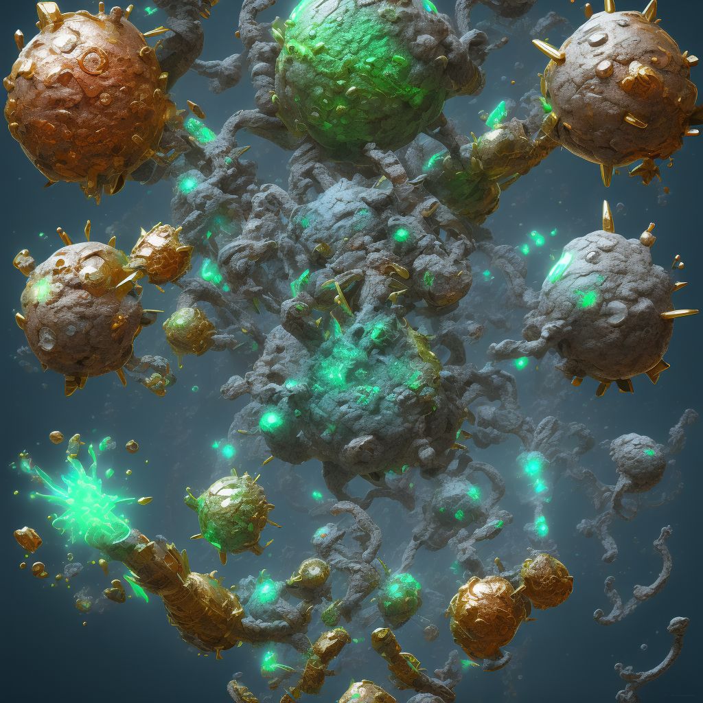 Corrosion of unspecified degree of back of left hand, sequela digital illustration