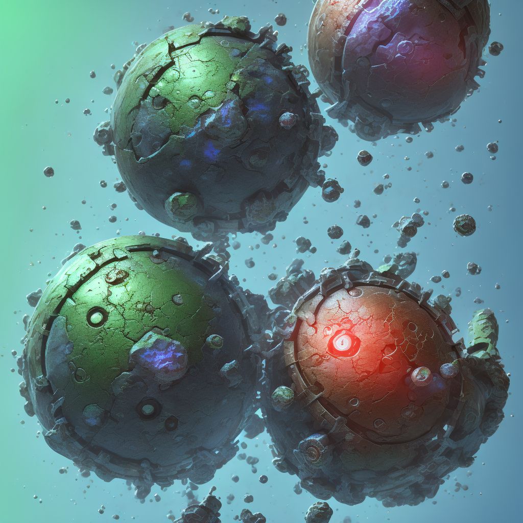 Corrosion of first degree of multiple sites of left wrist and hand, sequela digital illustration