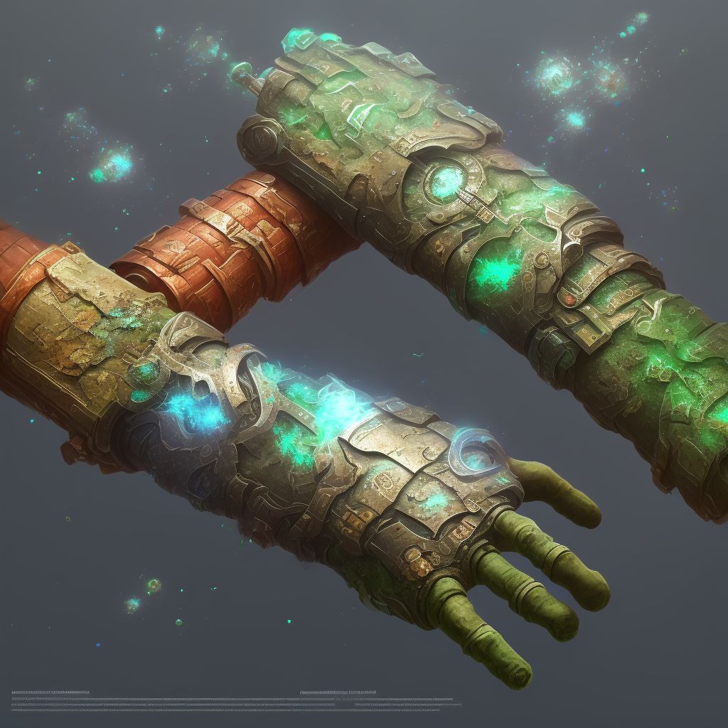 Corrosion of second degree of multiple sites of right wrist and hand, initial encounter digital illustration