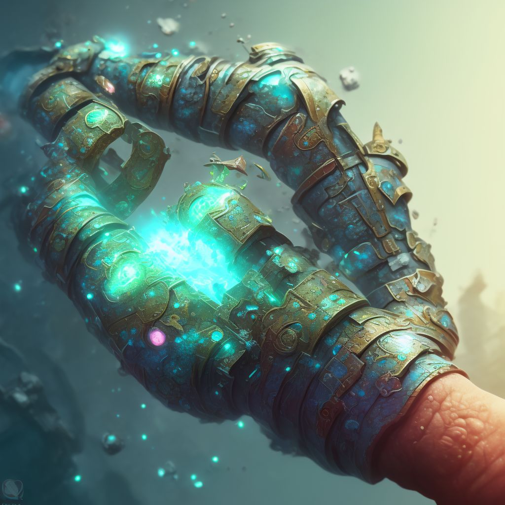 Corrosion of second degree of multiple sites of right wrist and hand, sequela digital illustration