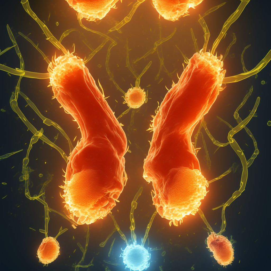 Burn of first degree of multiple sites of unspecified lower limb, except ankle and foot, sequela digital illustration