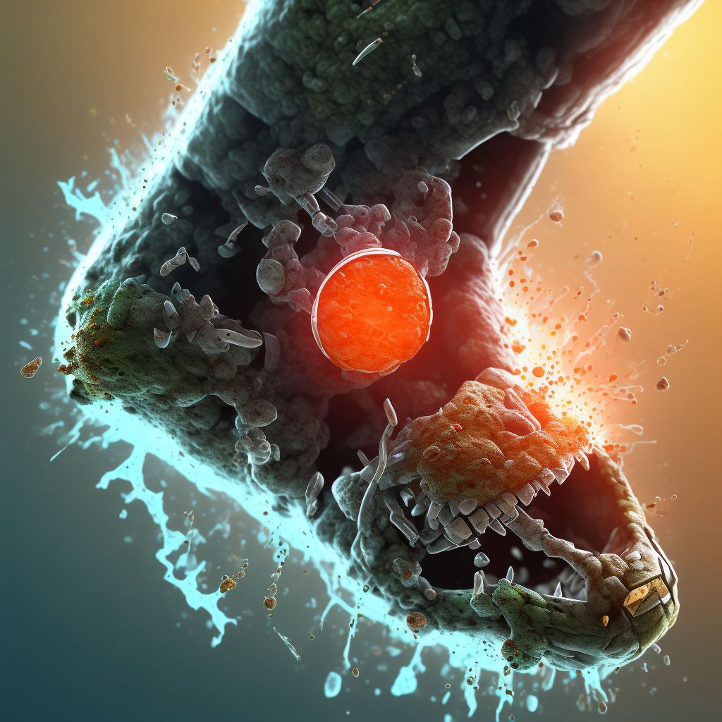 Corrosion of first degree of multiple sites of unspecified lower limb, except ankle and foot, initial encounter digital illustration