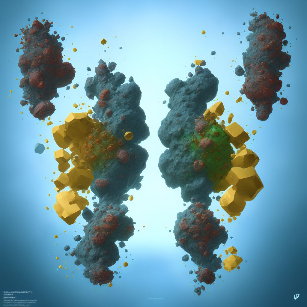 Corrosion of third degree of right thigh, initial encounter digital illustration