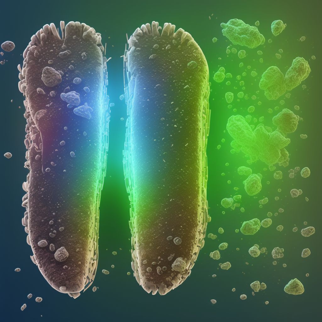 Corrosion of unspecified degree of multiple sites of left ankle and foot, subsequent encounter digital illustration