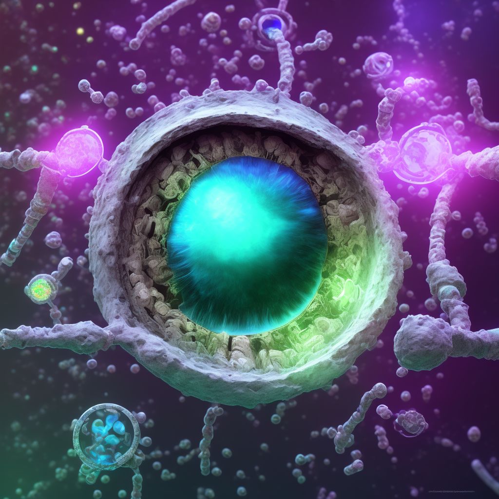 Corrosions of other specified parts of right eye and adnexa, sequela digital illustration